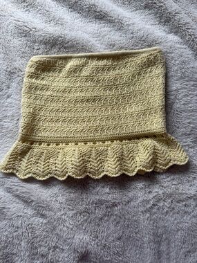 NWT American Eagle Yellow Crochet Tube Top